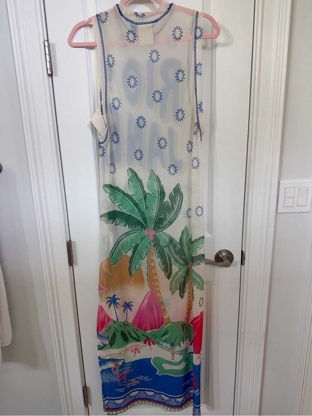 Farm Rio Sheer Maxi Dress